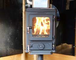 installing a small stove in a shed