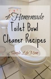 4 homemade toilet bowl cleaner recipes