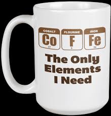 Funny Periodic Table Symbols Coffee