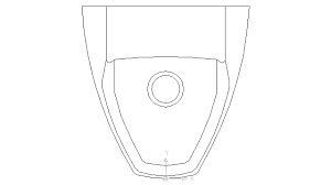 autocad drawing urinal public toilet wc
