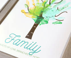 family handprint tree great gift idea