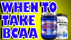 when to take bcaa supplement you