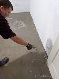 Refinish Concrete Floors In A Basement