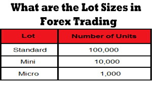 What Are The Lot Sizes In Fx Market Forex Trading For