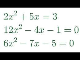 Algebra Two Ways Solve By Factoring