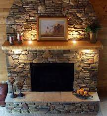 Harvestheart Home Fireplace Rustic