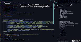 pretty print json in java using jackson