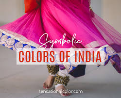 symbolic colors of india essence of