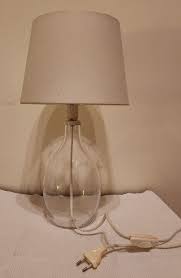 Ikea Bran Glass Lamp Clear Base