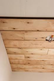 diy ceiling planks from laminate