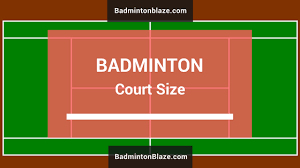 badminton court size complete