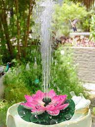 1pc Solar Powered Fountain For Garden