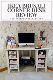 Choose from contactless same day delivery, drive up and more. Ikea Brusali Corner Desk Review Me Him The Dog And A Baby In 2021 Ikea Brusali Corner Desk Ikea Corner Desk