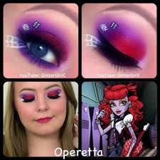 monster high operetta makeup glitterc