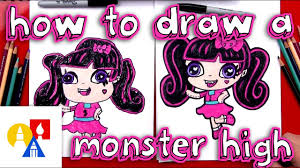 how to draw draculaura monster high
