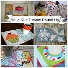 mug rug pattern with ufo quilt blocks