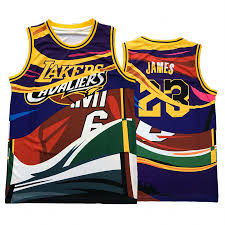Last week, the los angeles lakers officially unveiled their new city edition jerseys. Lebron James 23 Colorful Lakers X Heat X Cavaliers Classic Special Edition Jersey