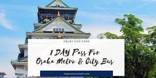 Local inside knowledge of osaka japan from osaka metro, osaka's subway and your travel guide. 1 Day Pass For Unlimited Osaka Metro And City Bus Rides Enjoy Eco Card