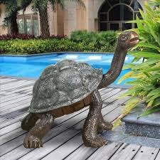 The Curious Tortoise Cast Bronze Turtle