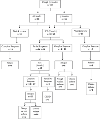 Flowchart Of Patients With Chronic Cough Numbers On The