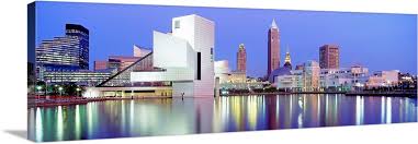 Lake Erie Cleveland Oh Wall Art Canvas