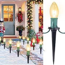 Free for commercial use no attribution required high quality images. Amazon Com C9 Christmas Pathway String Lights 25 7 Feet 20 Clear Lights And 20 Stakes Extendable Waterproof For Outdoor Walkway Lights Driveway Christmas Lights Use Ul Listed Warm White Tools Home Improvement