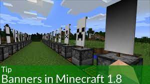 how to make banners in minecraft 1 8
