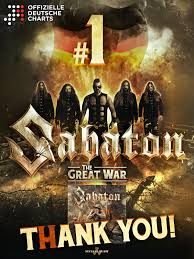 Sabaton Reach 1 In Official German Charts Nuclear Blast