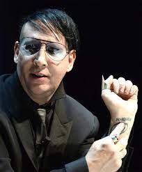 marilyn manson with no makeup photos