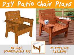 Diy Patio Chair Plans And Tutorial