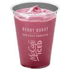 berry burst iced fruit smoothie
