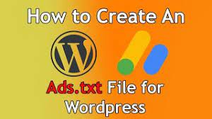 ads txt file for wordpress s
