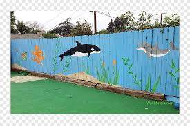 fence mural painting art fence