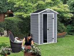 Keter Manor Shed 4 X 3 Grey Or Cream