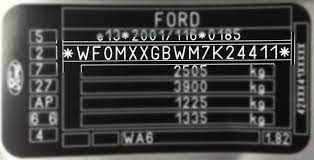 Ford Paint Code Location Where Is My