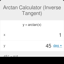 arctan calculator find the inverse of