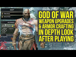 of war armor crafting weapon