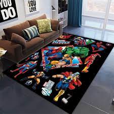 3d marvel spiderman avengers floor rug