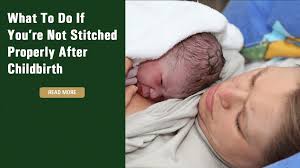 not sched properly after childbirth