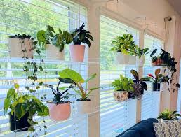 Beautiful Views Hanging Window Plant Shelves 4 Shelves