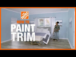 how to paint trim the