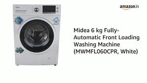 I've purchase midea 7.5 kg fully automatic top load washing machine from flipkart at an price of 12000 with complete device insurance of 3 years. Midea 6 Kg Fully Automatic Front Loading Washing Machine Mwmfl060cpr White Amazon In Home Kitchen