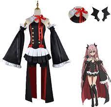 Amazon.com: Seraph Of The End Owari no Seraph Krul Tepes Cosplay Costume  Uniform Cosplay Anime Witch Vampire Halloween Costume For Women (XS) :  Clothing, Shoes & Jewelry