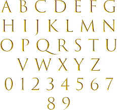 Convert numbers to letters in various formats. Alphabet Numbers Gold Free Vector Graphic On Pixabay