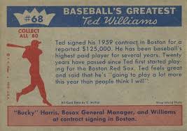 Check spelling or type a new query. An Accidental Rarity 1959 Fleer Ted Williams 68 Post War Cards