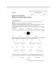 Łączenie Się Atomów Równania Reakcji Chemicznych Strona 1 | PDF