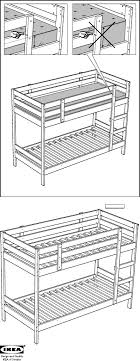 Ikea Mydal Bunk Bed Frame Twin Assembly