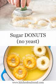 sugar donuts no yeast the bake