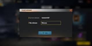 Type your nick in the text box: Free Fire Name Change Guide How To Change Name In Free Fire Talkesport
