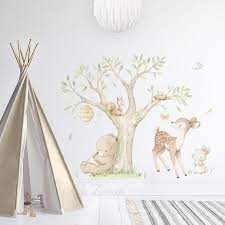 Woodland Fabric Wall Decal Woodland